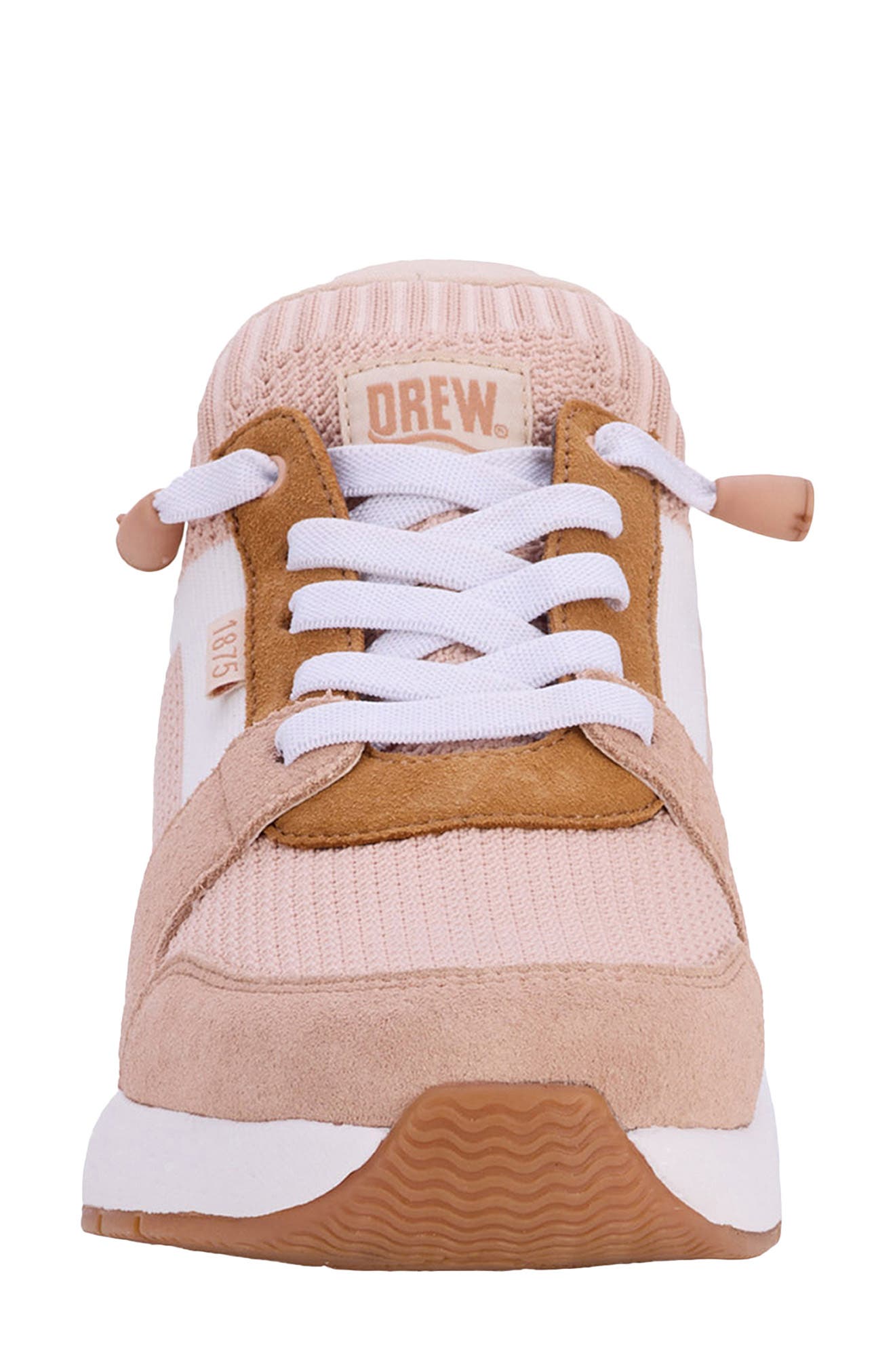 Bobbie Lace-up Sneaker, Alternate, color, TAUPE COMBO