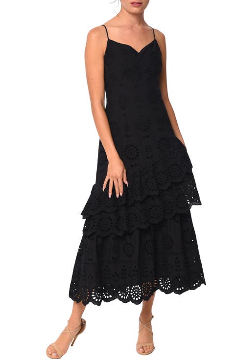 Gudrun Cotton Eyelet Ruffle Dress