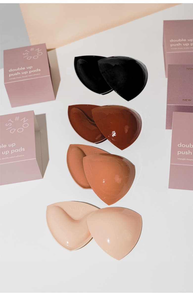 NOOD Double Up Triangle Push-Up Pads, Alternate, color, Black