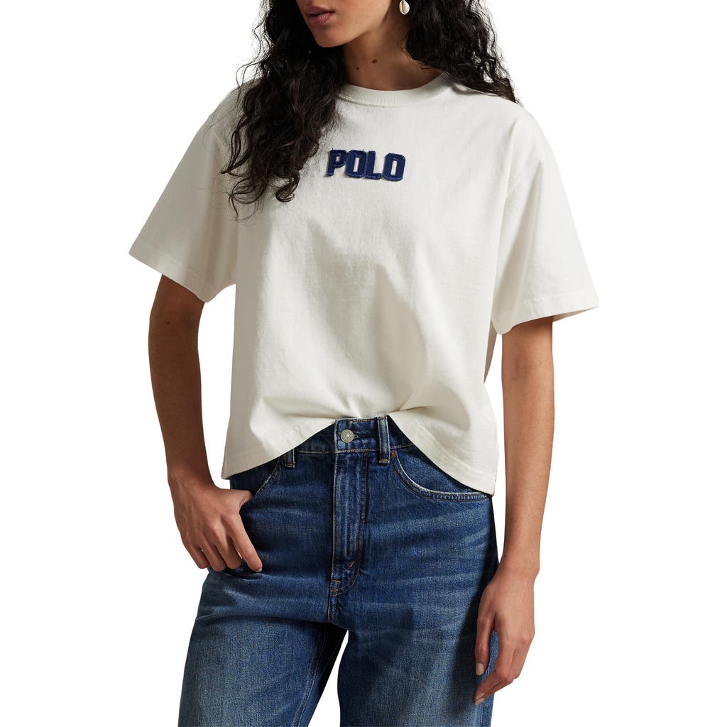 POLO RALPH LAUREN POLO RALPH LAUREN LOGO COTTON T-SHIRT