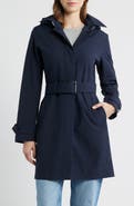 Save The Duck Jackie Water Repellent Raincoat with Removable Hood