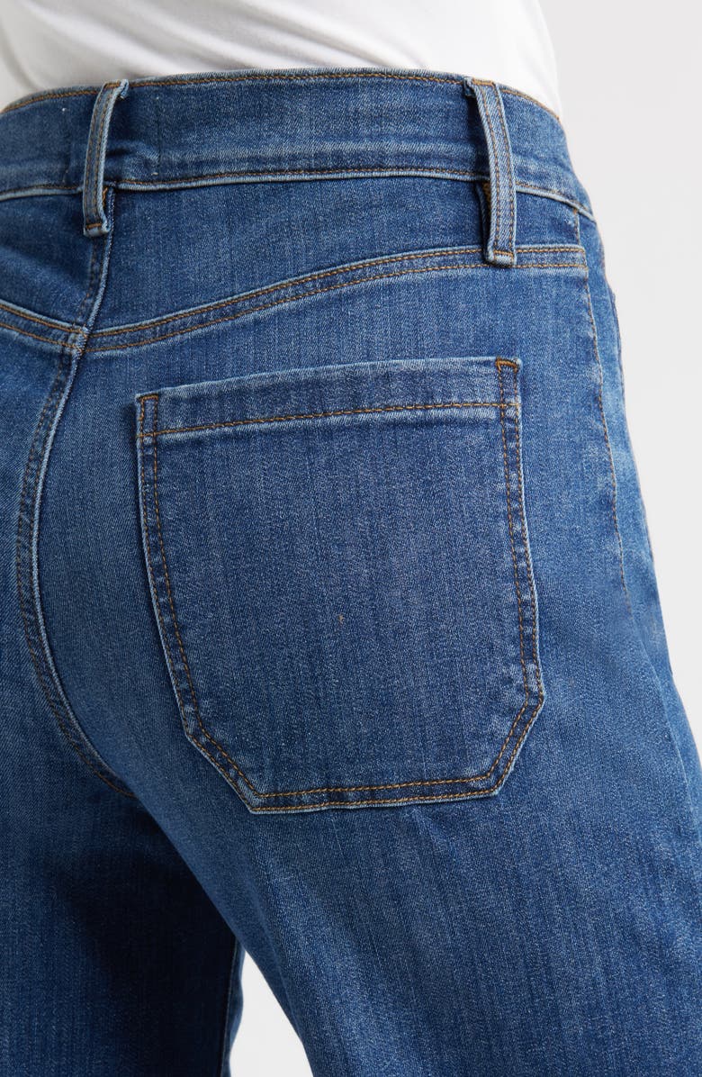 FRAME Le Slim Palazzo Jeans, Alternate, color, Rockwell Clean