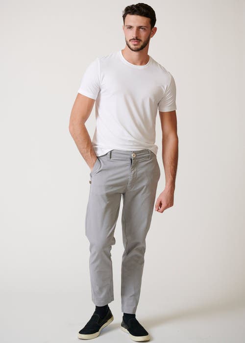 Leisure Lab Stretch Cotton Chino Pant In Acqua