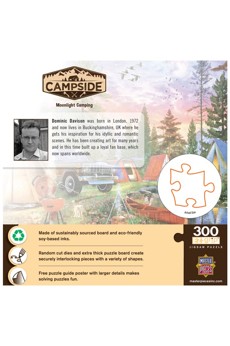 Moonlight Camping 300 Piece Puzzle, Alternate, color, Multicolor