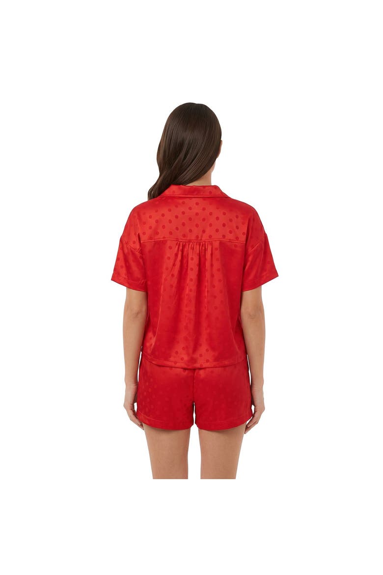 Women's Concepts Sport  Scarlet San Francisco 49ers Wink Dot Satin Jacquard Sleep Set, Alternate, color, Scarlet