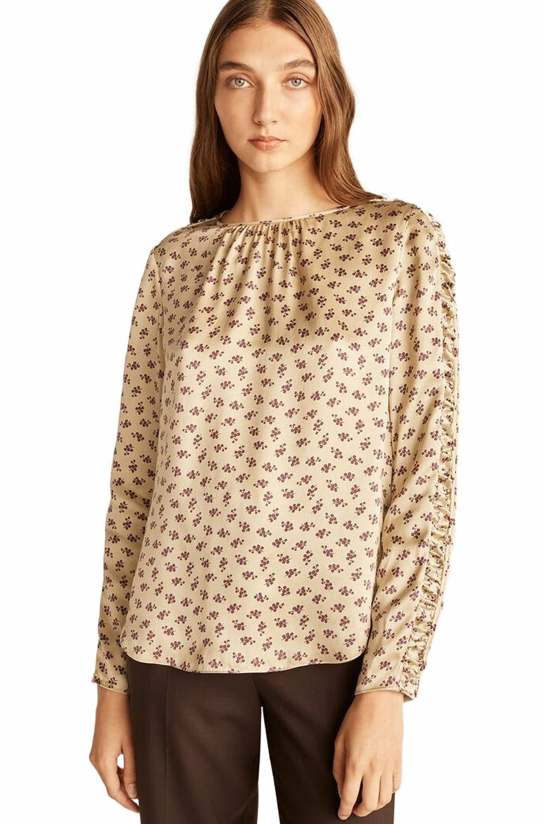Sage Fleur Top, Main, color, Sage Combo