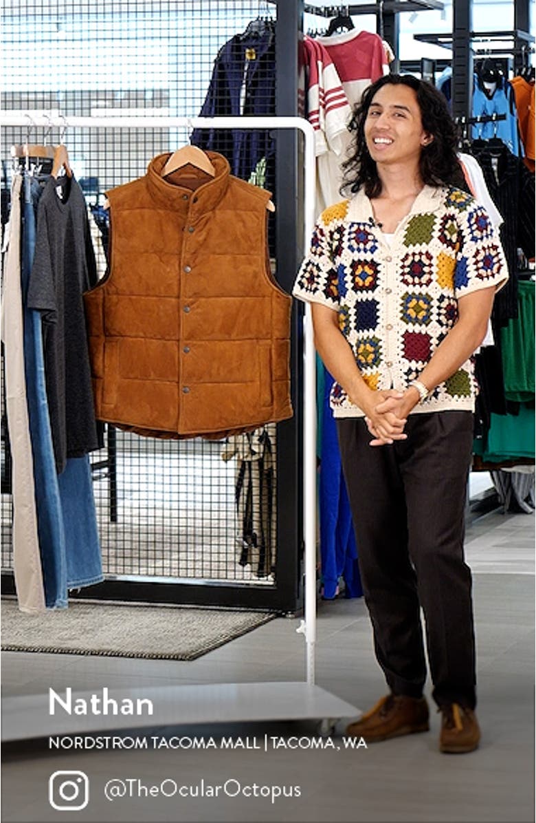 Neo Suede Puffer Vest, sales video thumbnail