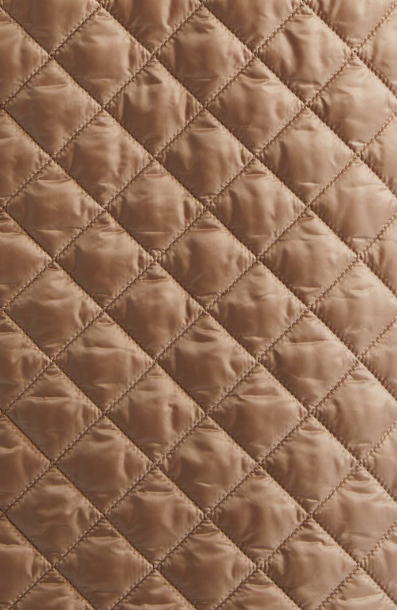 Max Mara Camille Sleeveless Hooded Puffer Coat, Alternate, color, Hazelnut Brown