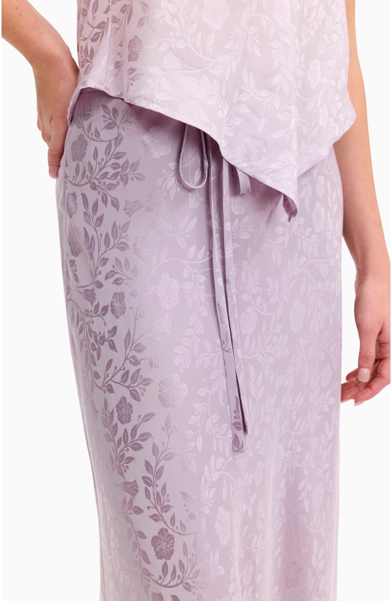 Rebecca Taylor Emery Jacquard Skirt, Alternate, color, Wisteria
