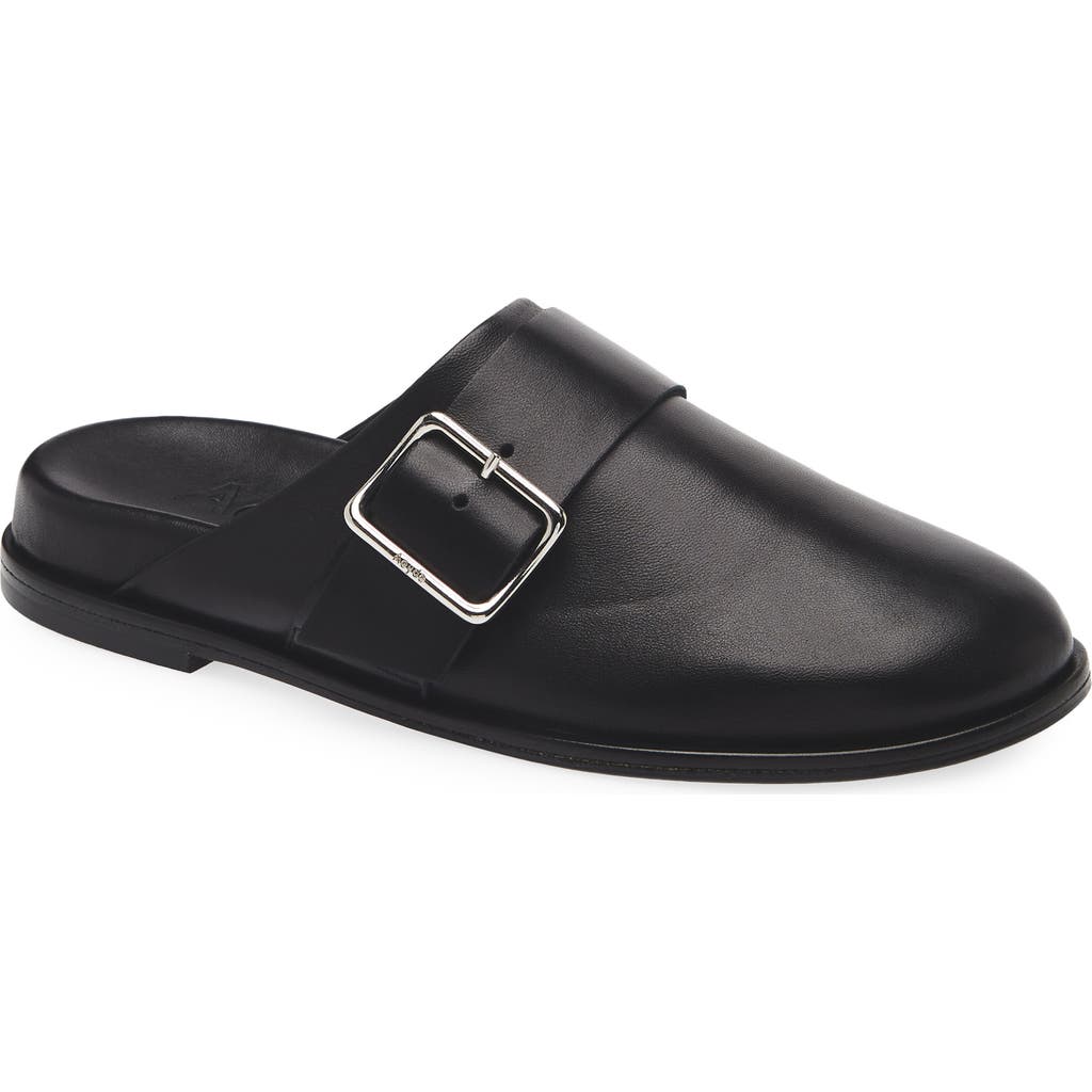 Aeyde Finja Leather Slip-on Loafers In Black