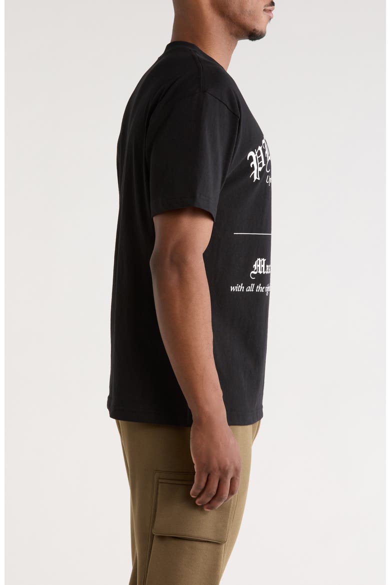 Degree Cotton Graphic T-Shirt, Alternate, color, BLACK