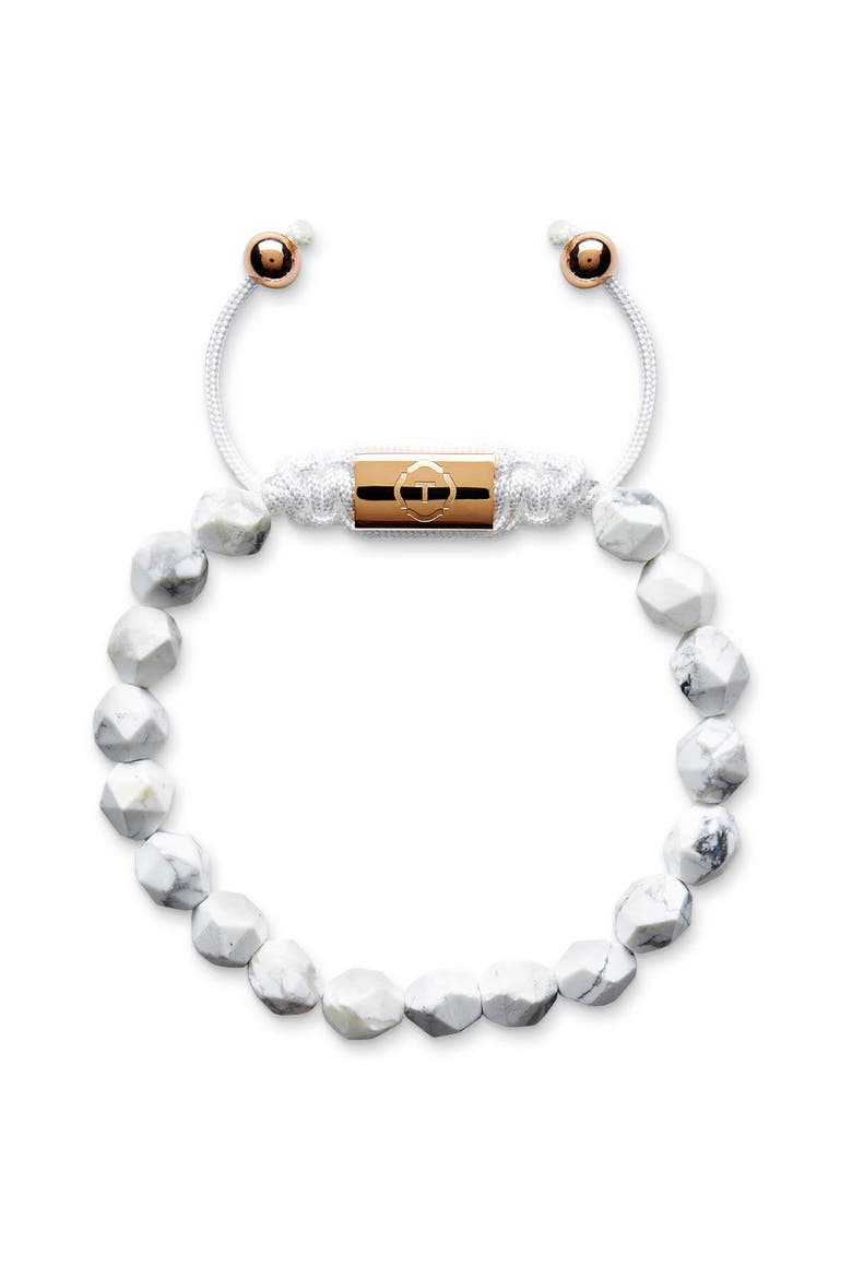 Howlite Beaded Bracelet, Main, color, Howlite