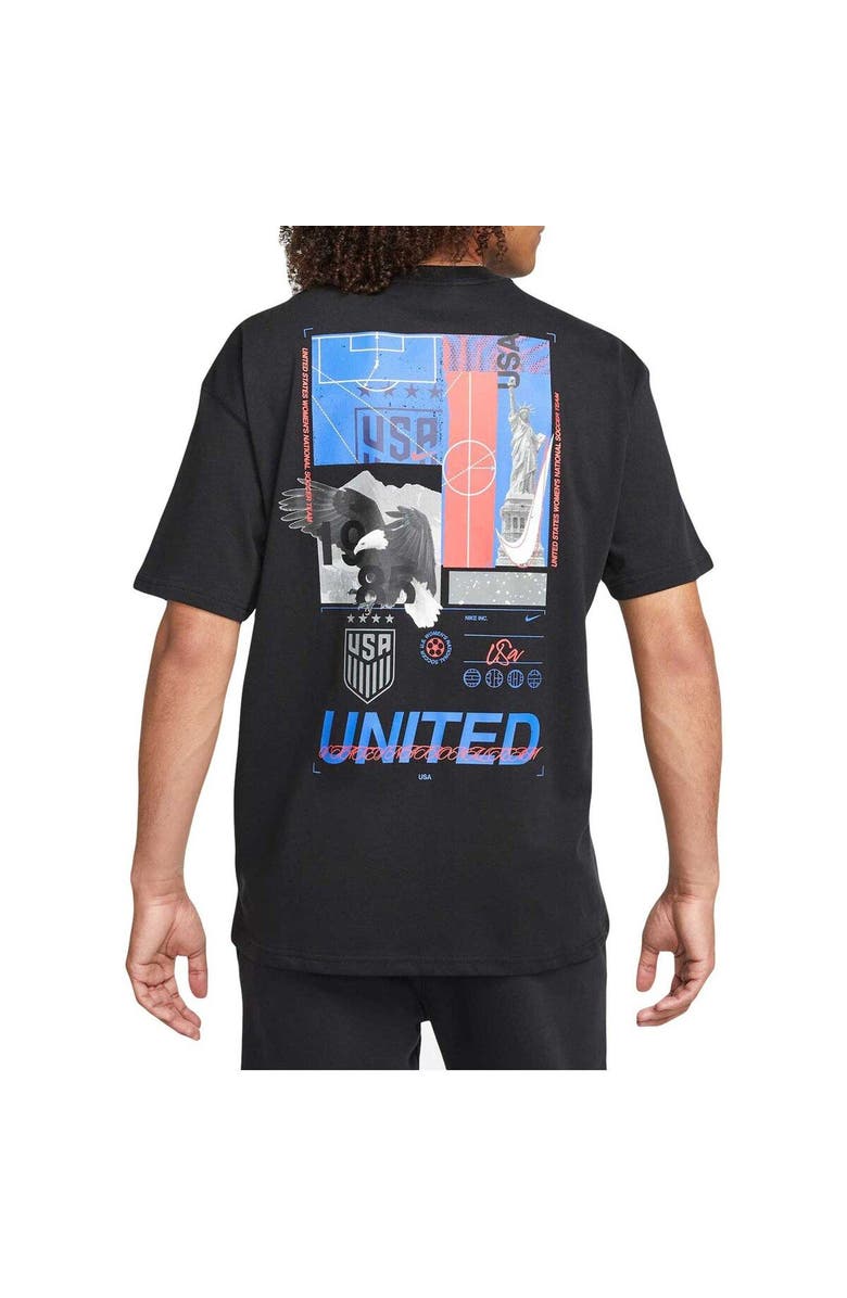 Nike Men's Nike Black USWNT Original MAX90 T-Shirt, Alternate, color, 