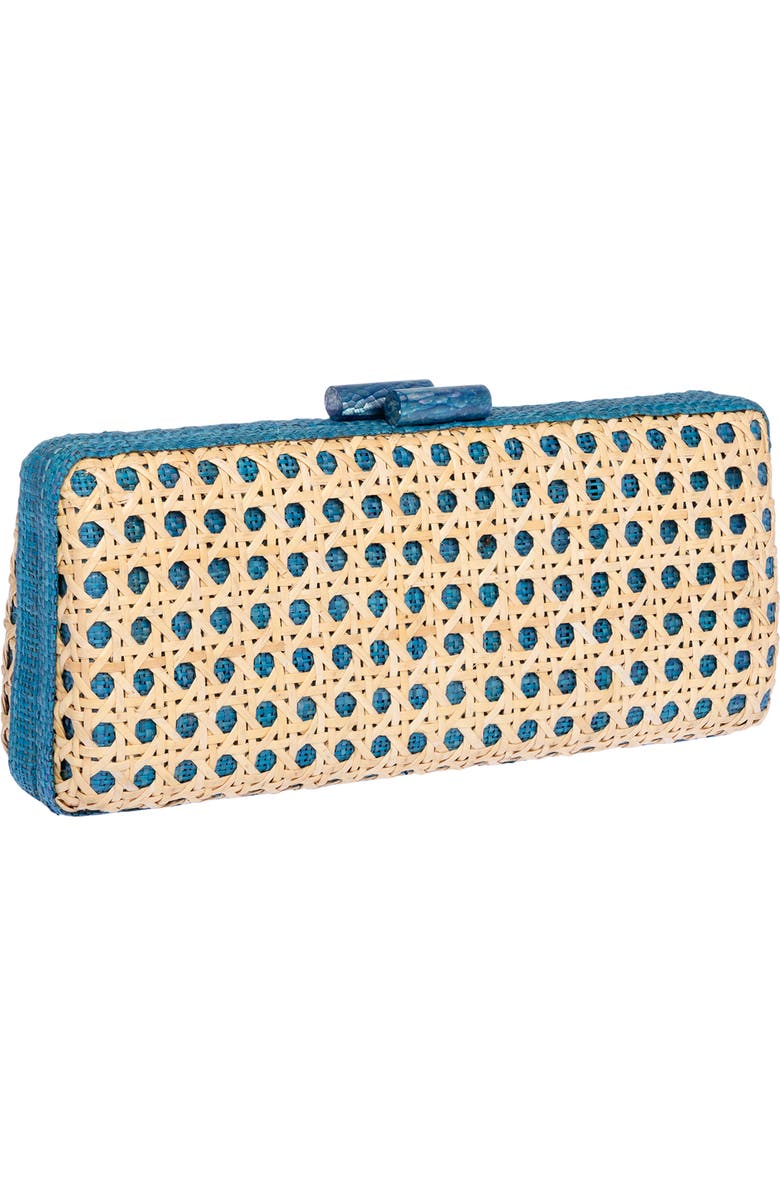 Rafe New York Alessandra Long Clutch, Alternate, color, Blue
