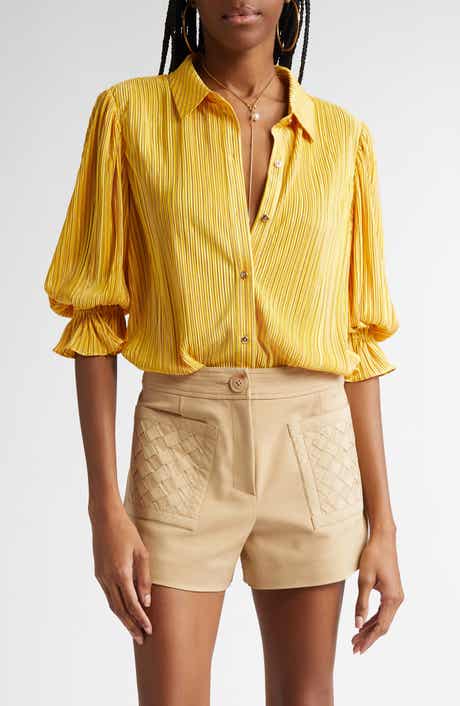 Ramy Brook Dina Pleated Bodysuit
