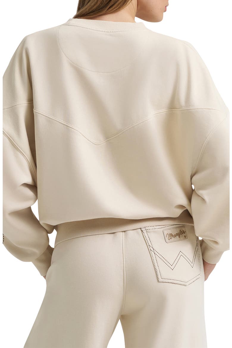x Lainey Wilson Western Graphic Sweatshirt, Alternate, color, CREAM