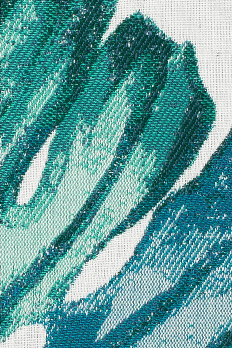 Leaf Lagoon Indoor & Outdoor Woven Accent Pillow, Alternate, color, Lagoon