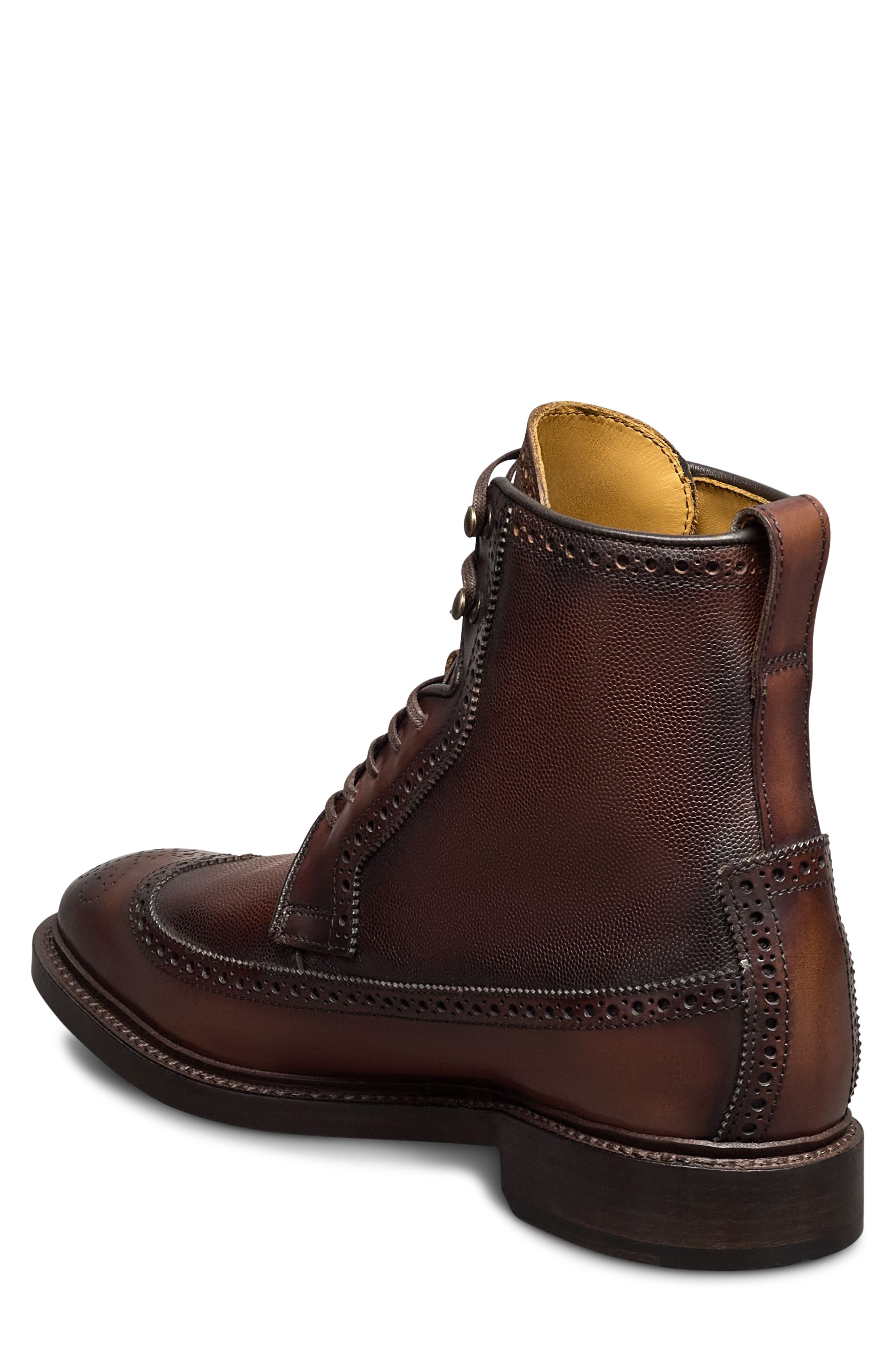 Maddox Reserve Wingtip Dress Boot, Alternate, color, CHILI CAVIAR