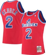 Mitchell & Ness Men's Mitchell & Ness Chris Webber Red Washington Bullets 1994/95 Hardwood Classics Swingman Jersey