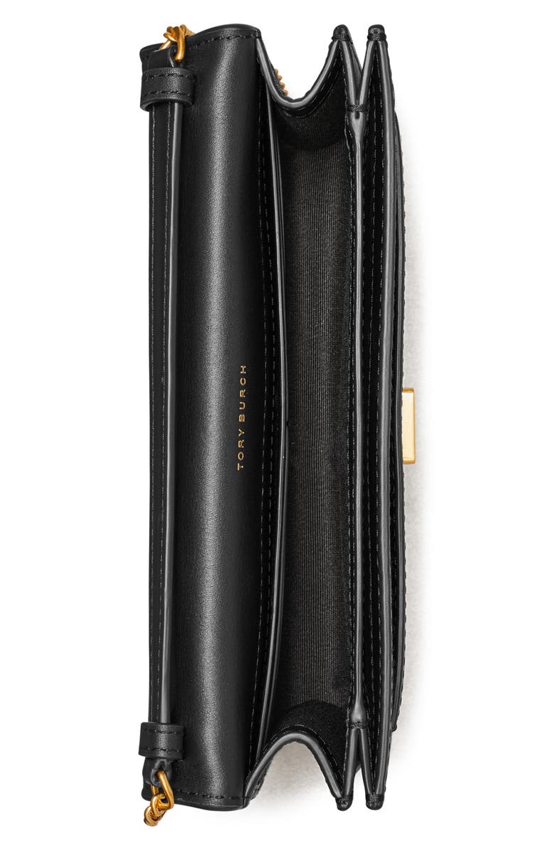 Tory Burch T Monogram Wallet on a Chain, Alternate, color,