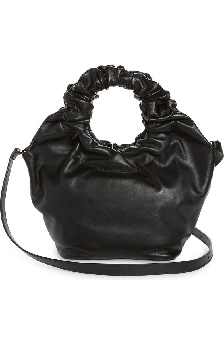 FRAME Le Scrunch Mini Leather Crossbody Bag, Alternate, color,