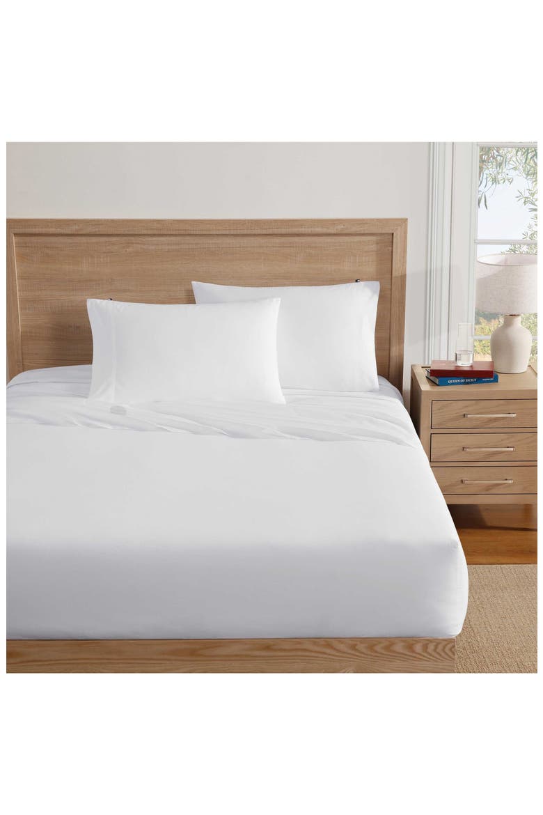 Hilfiger Essentials Cotton Pillowcases, Alternate, color, WHITE