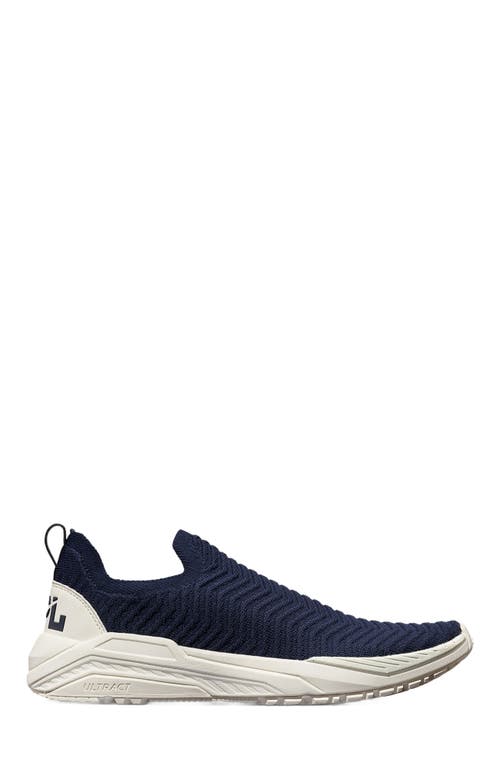 Apl Athletic Propulsion Labs Techloom Traveler Slip-ons In Navy/ivory