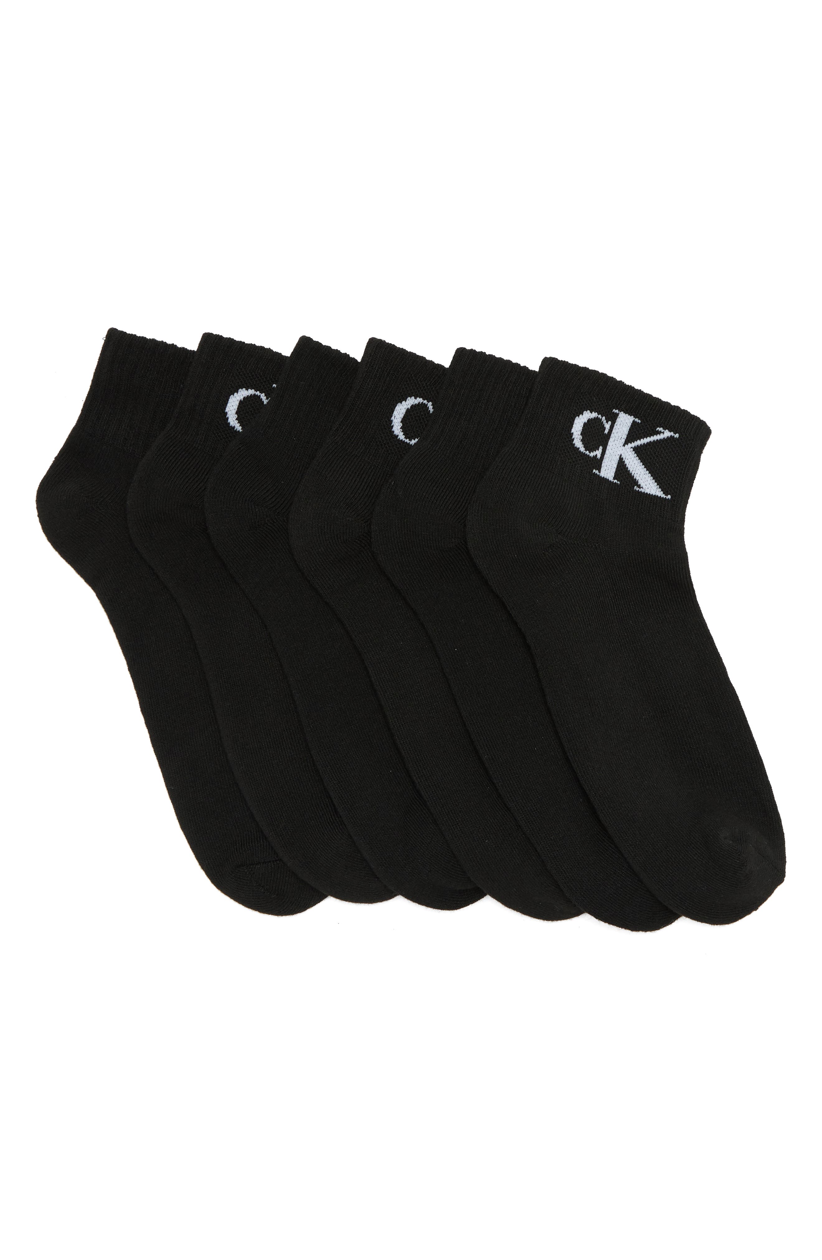 Calvin Klein 6-Pack 1/2 Terry Cushion Cut Socks | Nordstromrack