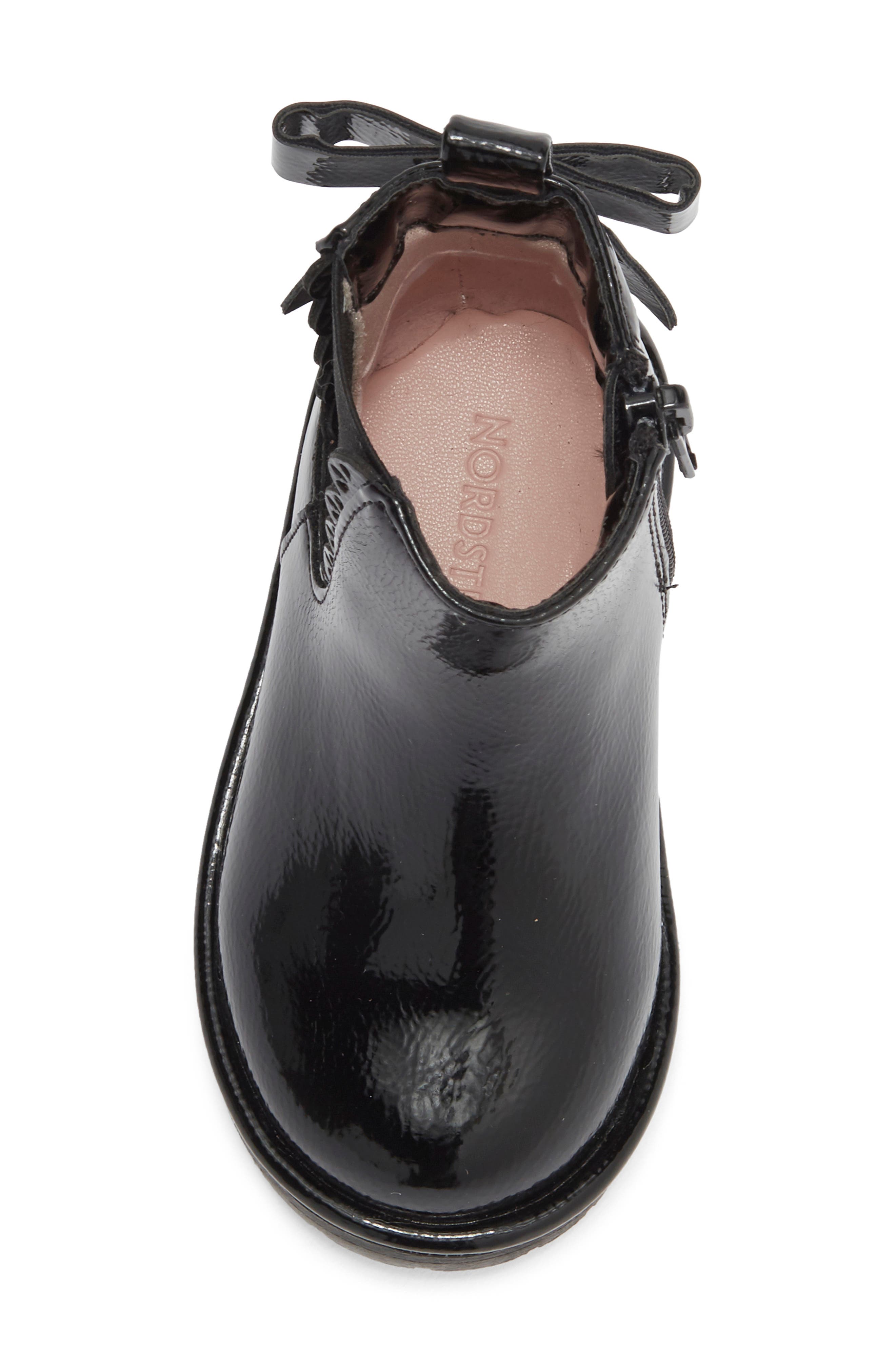 Kids' Bronwyn Bow Chelsea Boot, Alternate, color, BLACK