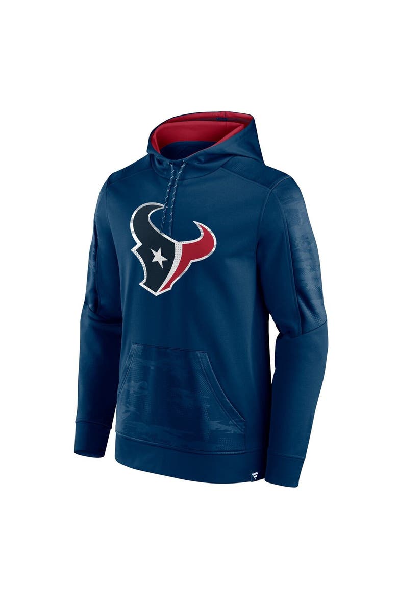 Men's Fanatics Branded Navy Houston Texans On The Ball Pullover Hoodie, Alternate, color, Navy