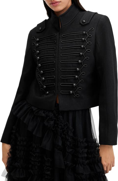 Rummy Double Breasted Wool Blend Jacket