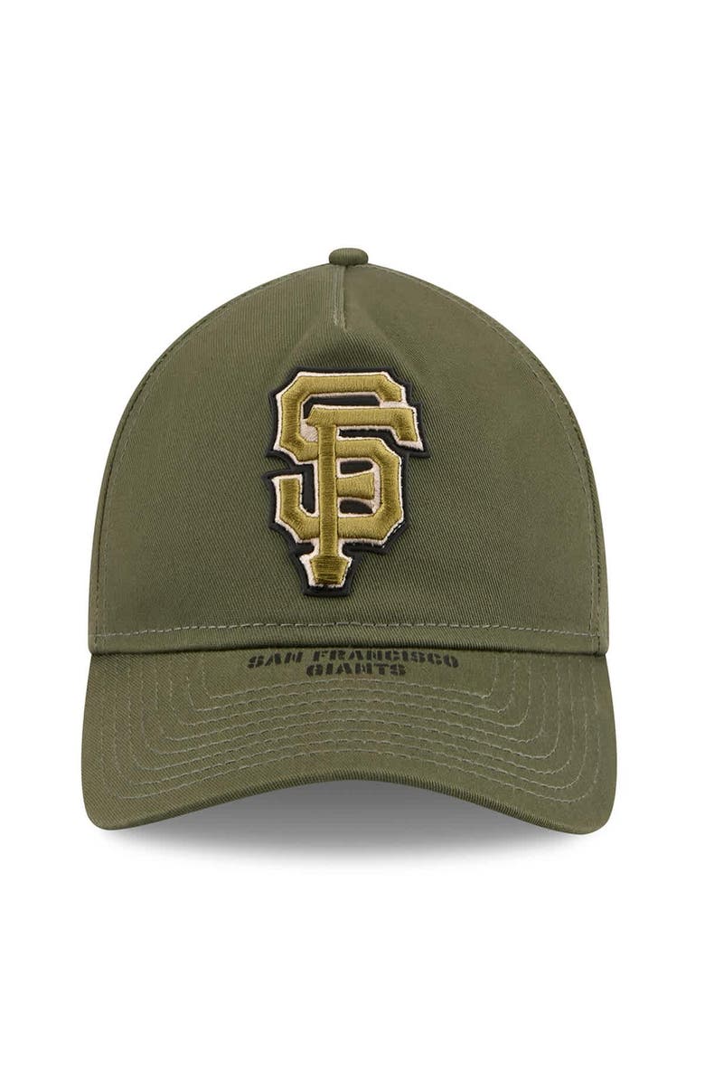 New Era Men's New Era Olive San Francisco Giants 2026 Armed Forces Day 9TWENTY Adjustable Hat, Alternate, color, Olive