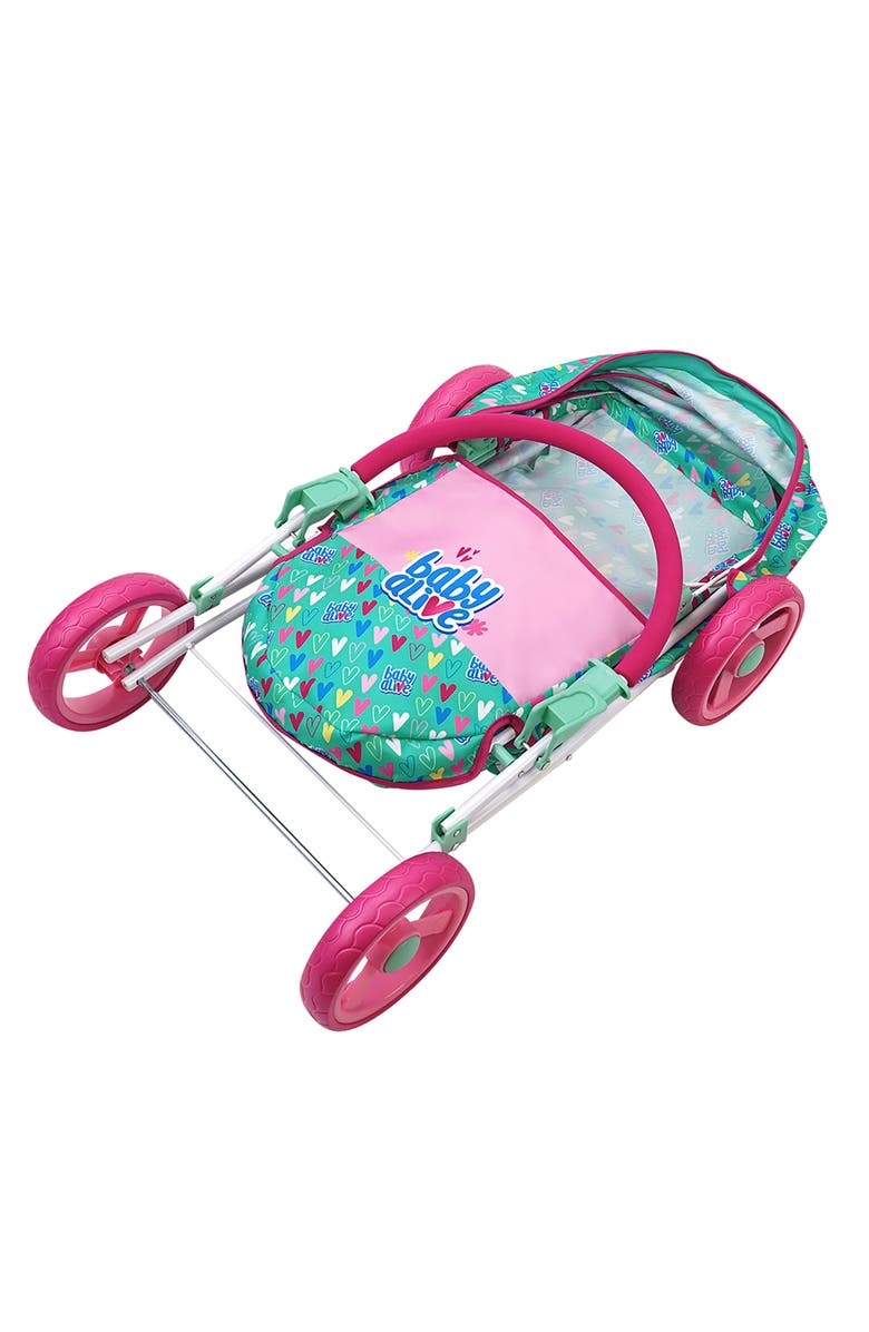 Baby Alive Deluxe Classic Doll Pram, Alternate, color, Multicolored