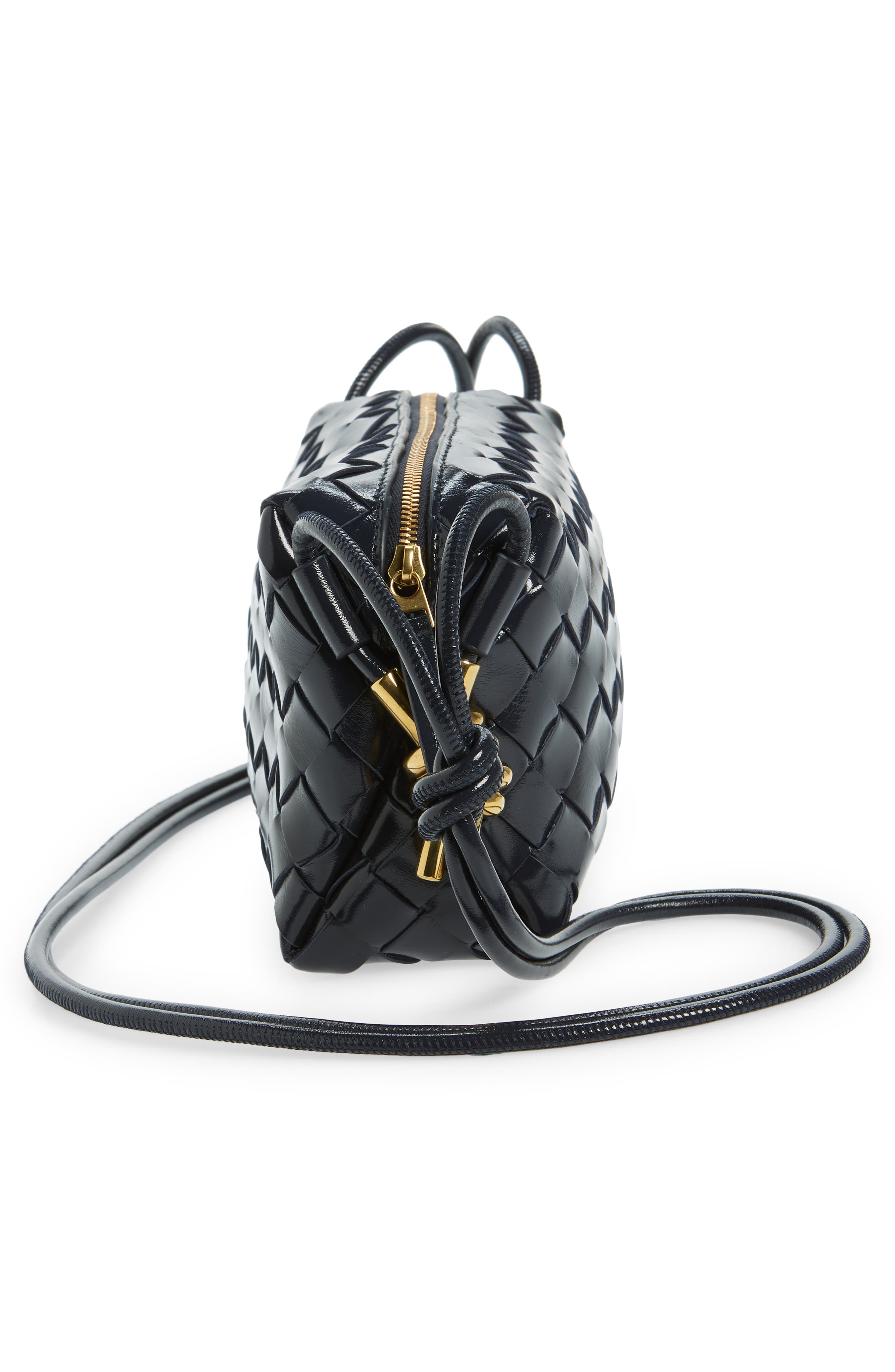 Bottega Veneta Mini Loop Intrecciato Leather Camera Bag, Alternate, color, 