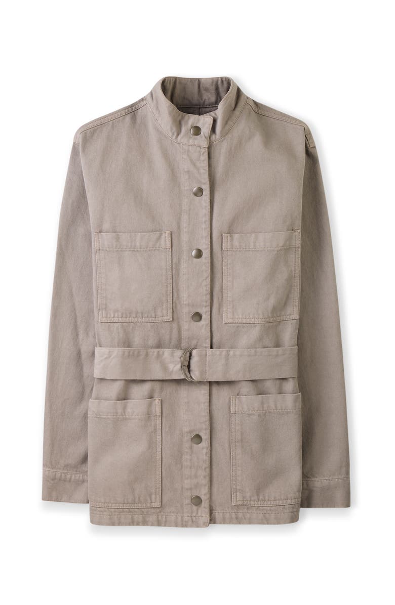 Celtic & Co. Canvas Safari Jacket, Alternate, color, Taupe