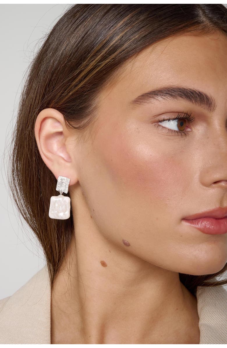 TUTTI Tranquil Earrings, Alternate, color, Silver