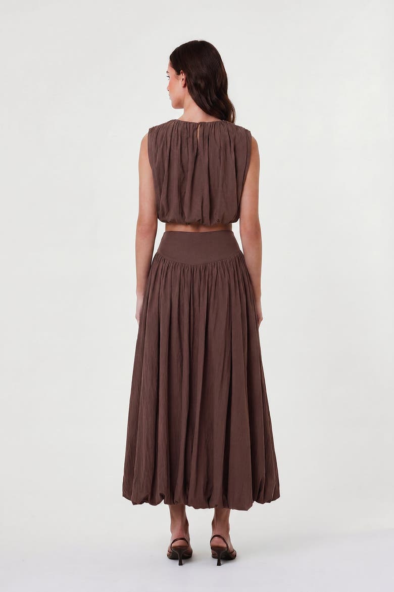 Nadira Top, Alternate, color, Chocolate