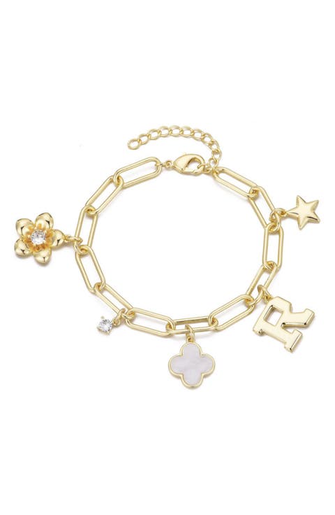 Initial Charm Bracelet