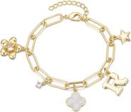 Adornia Initial Charm Bracelet