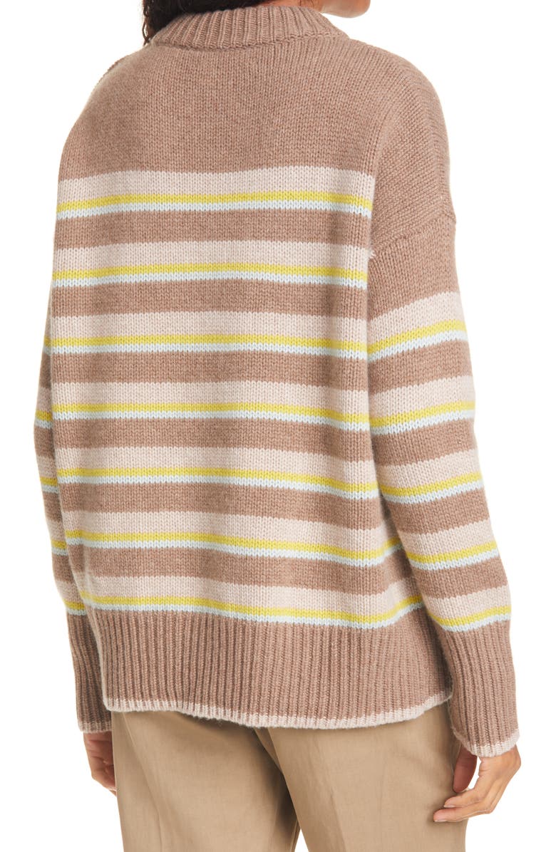 La Ligne New Stripe Marin Wool & Cashmere Sweater, Alternate, color, 