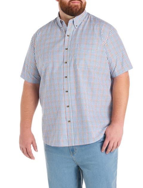 Big 
Tall Easy-Care Large Plaid Sport Shirt