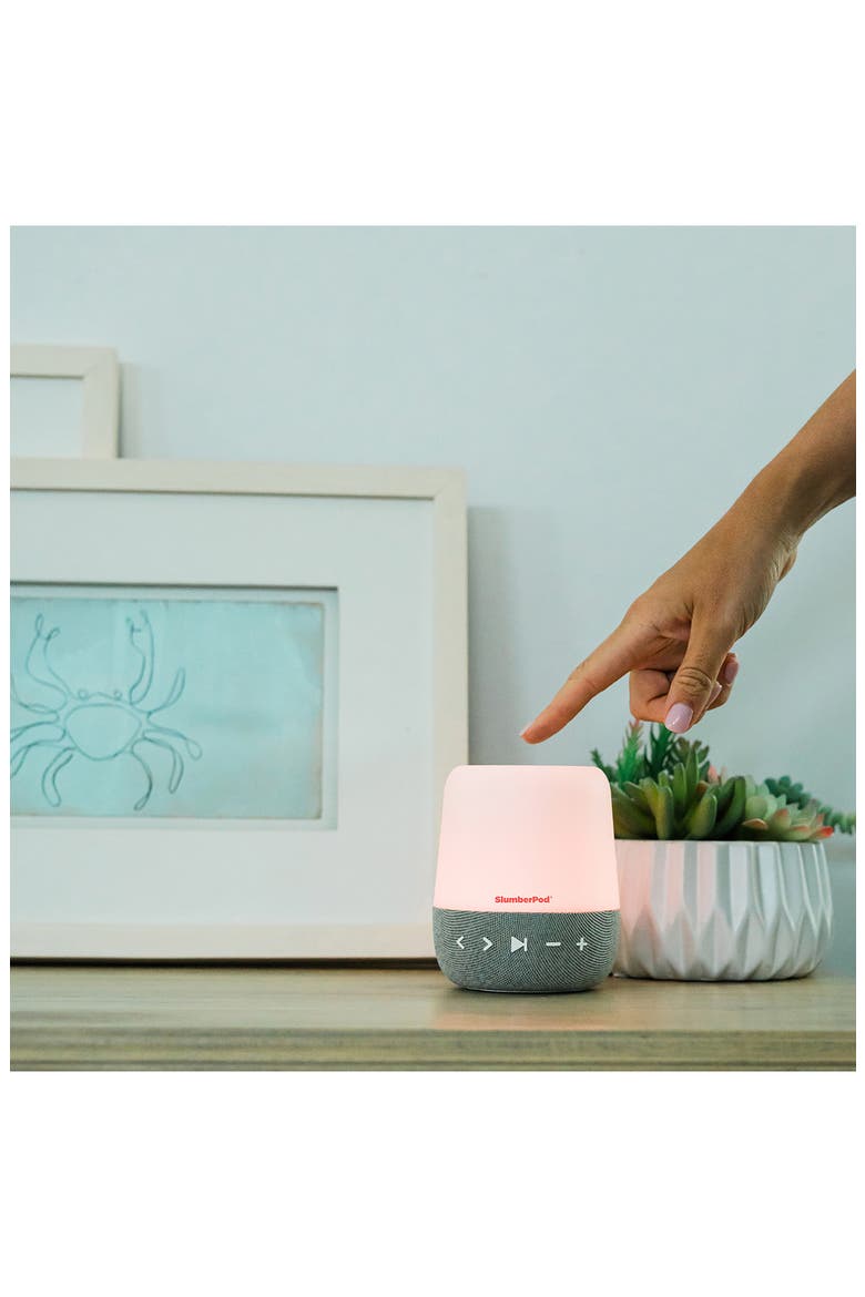 SlumberCalm 2-in-1 Sound Machine & Night Light, Alternate, color, WHITE/GREY