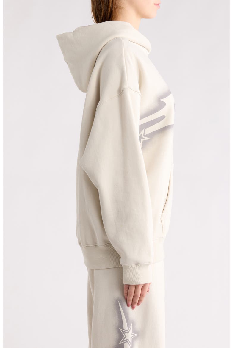 Cyber Graphic Hoodie, Alternate, color, SILVER