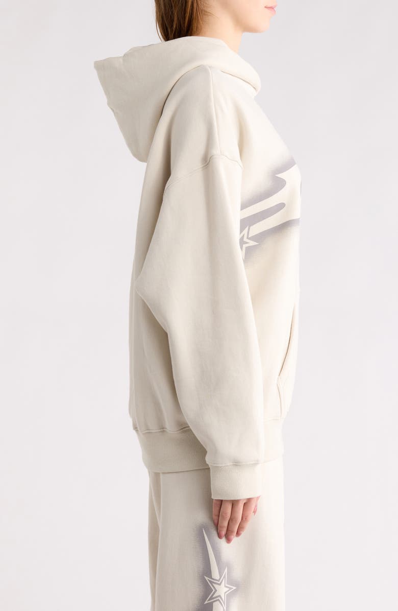 PacSun Cyber Graphic Hoodie, Alternate, color, Silver