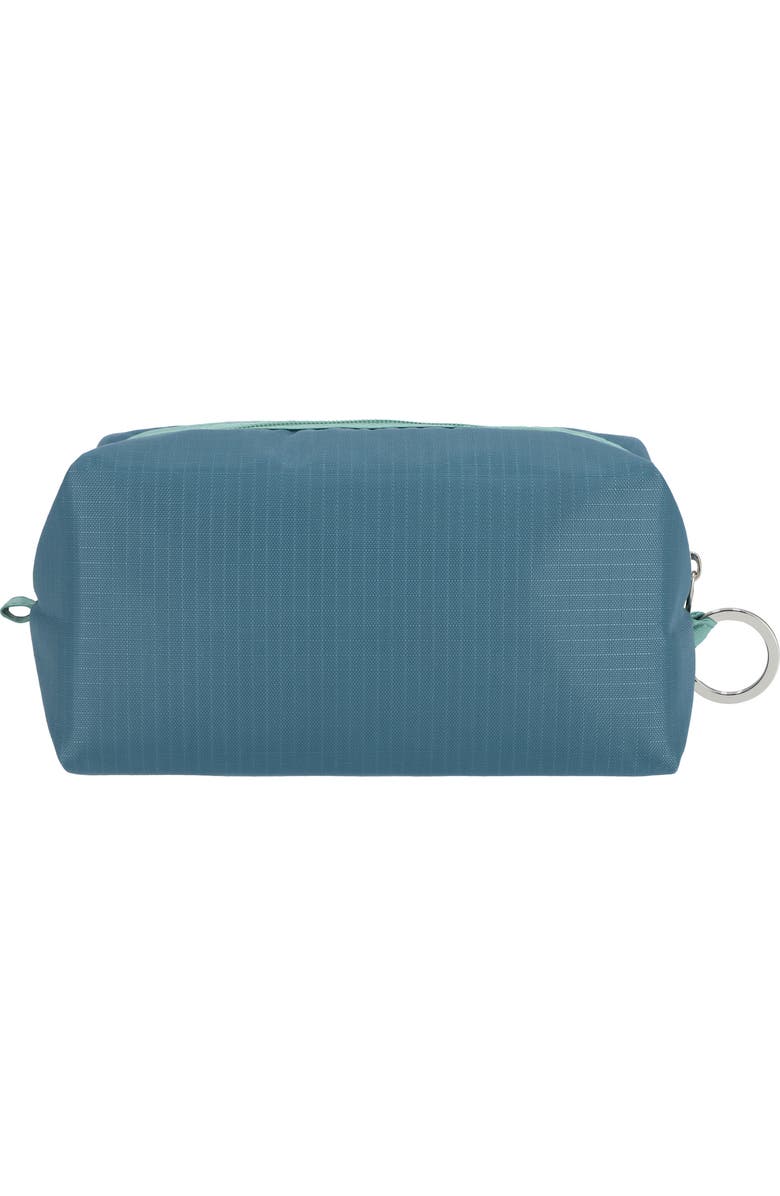 LeSportsac Large Ripstop Zip Pouch, Alternate, color, Blue Indigo/ Mint