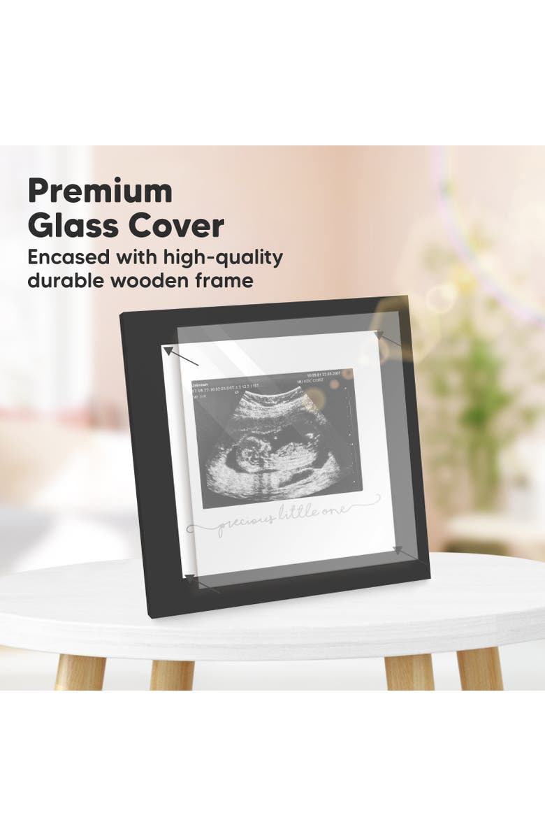 KeaBabies Solo Baby Sonogram Frame, Alternate, color, Onyx Black