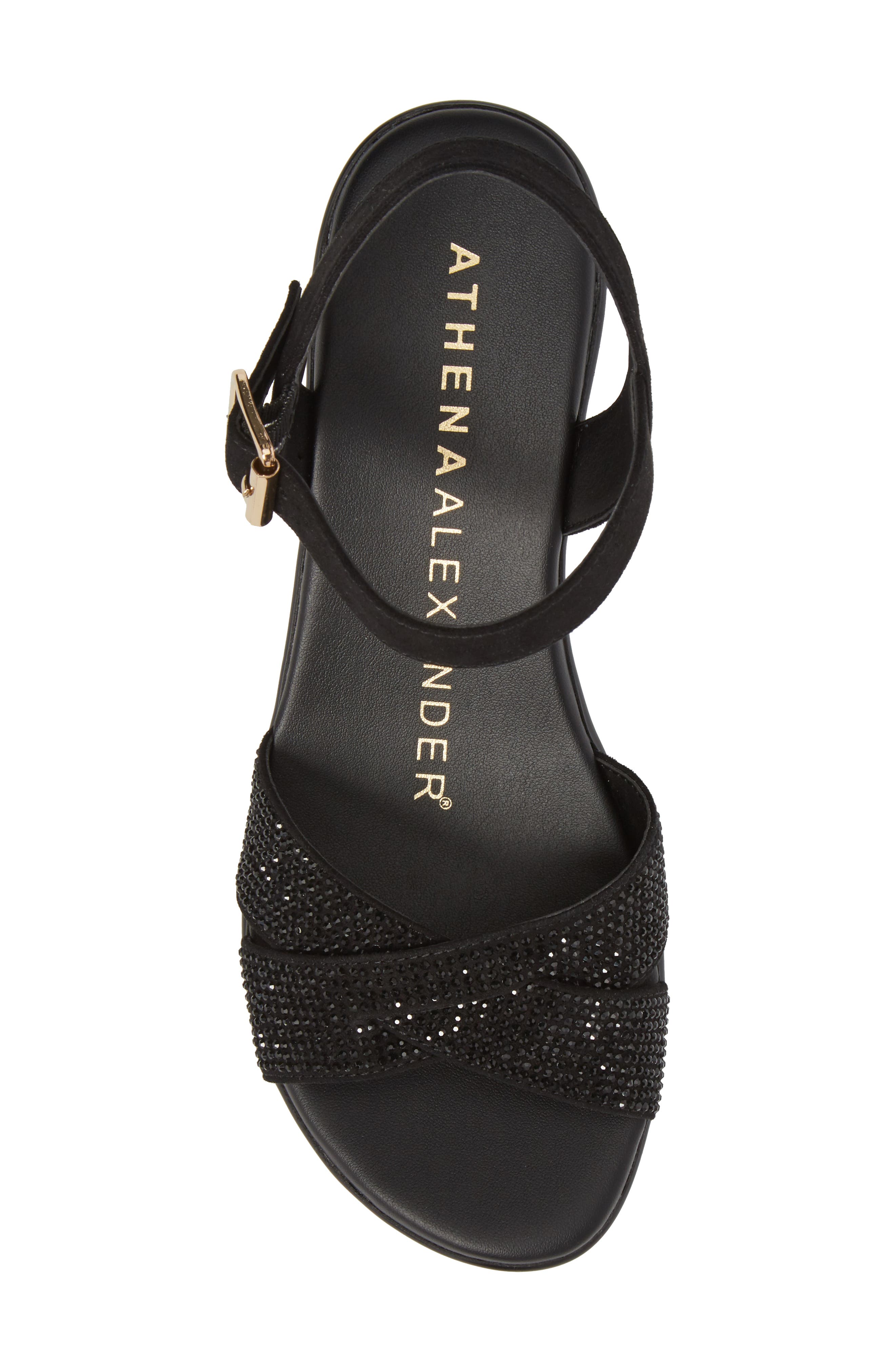 Athena Alexander Florence Wedge Sandal, Alternate, color, 