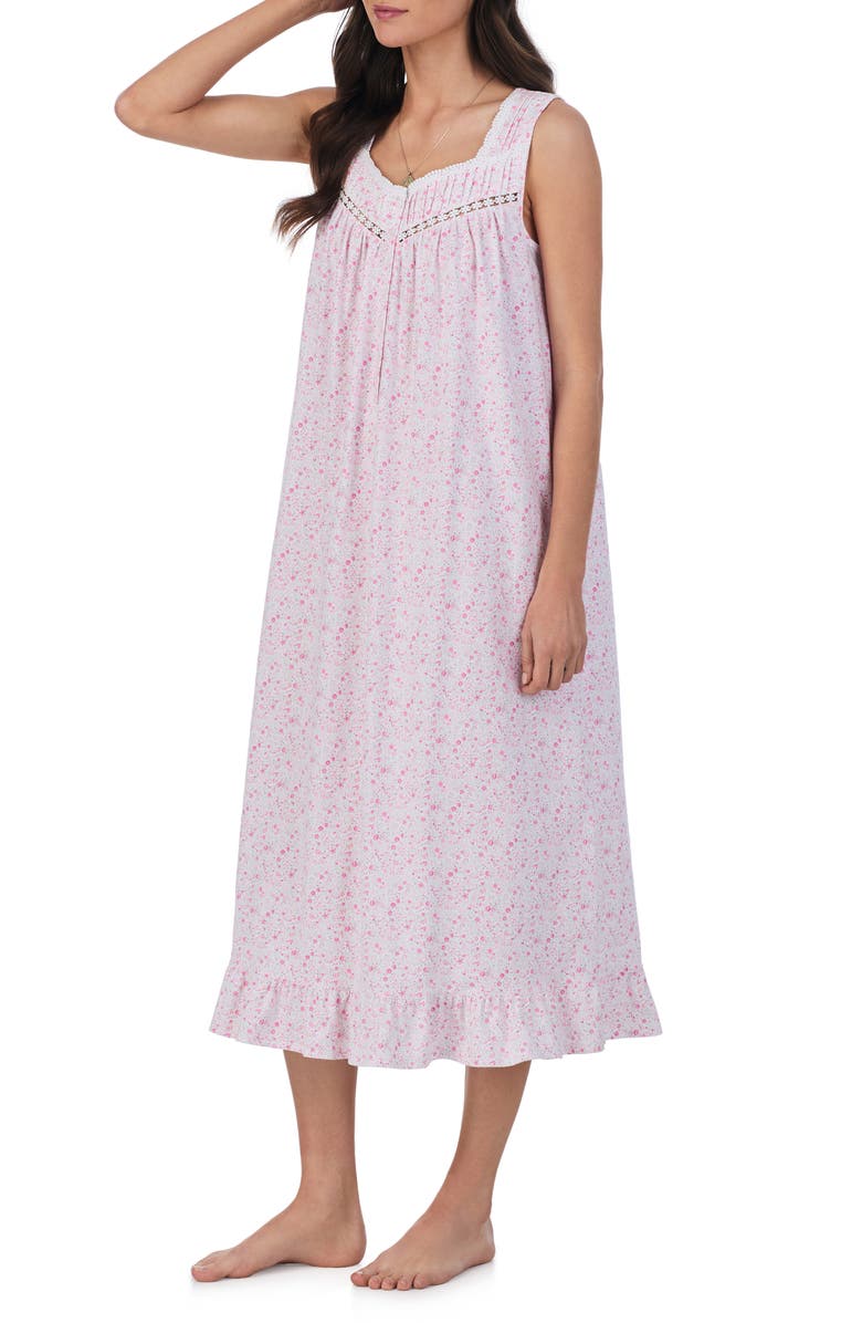 Eileen West Sleeveless Cotton Ballet Nightgown, Alternate, color, 