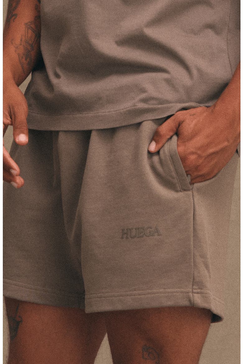 Essential Sweat Shorts, Alternate, color, Taupe