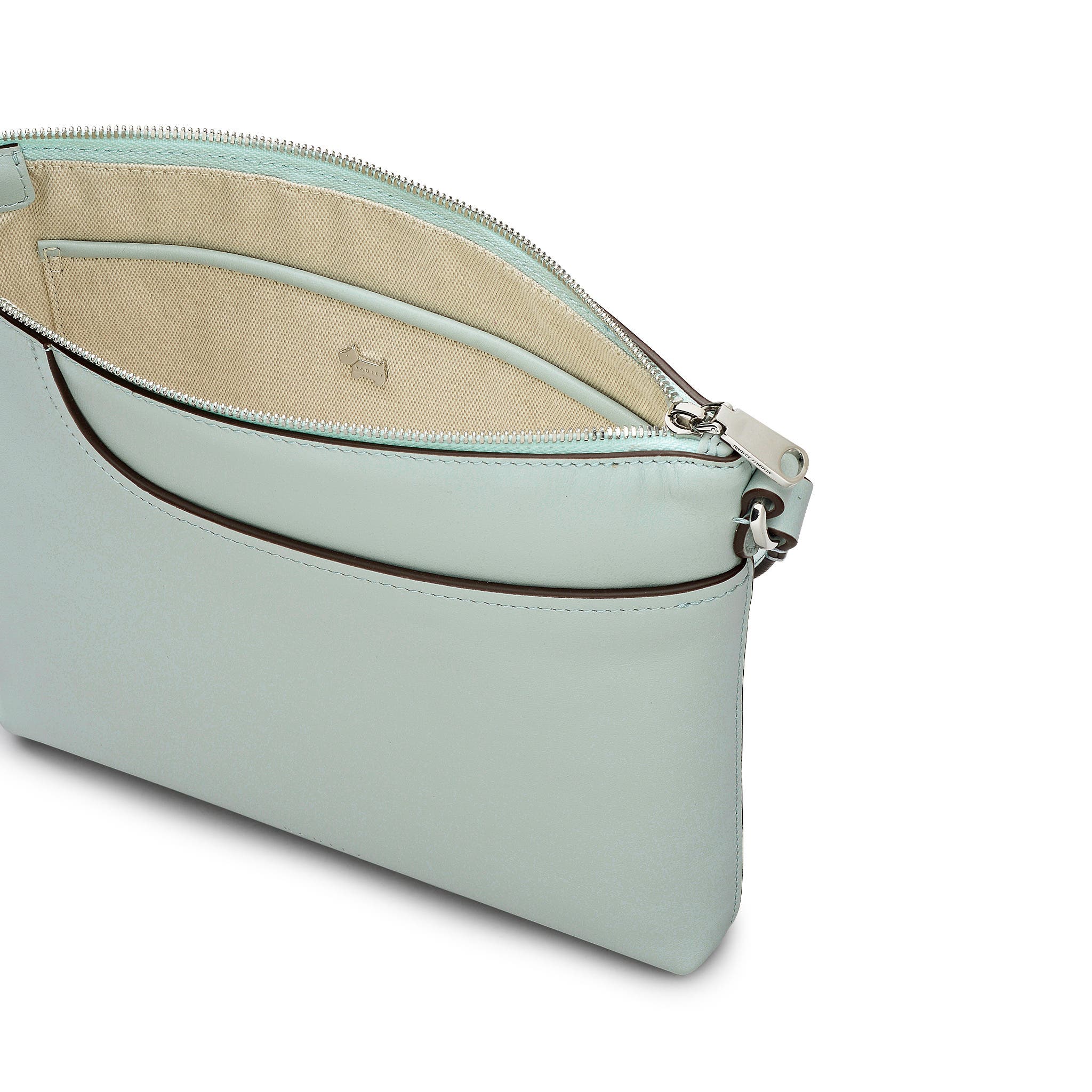 Pockets Small Ziptop  Crossbody Bag, Alternate, color, Seafoam